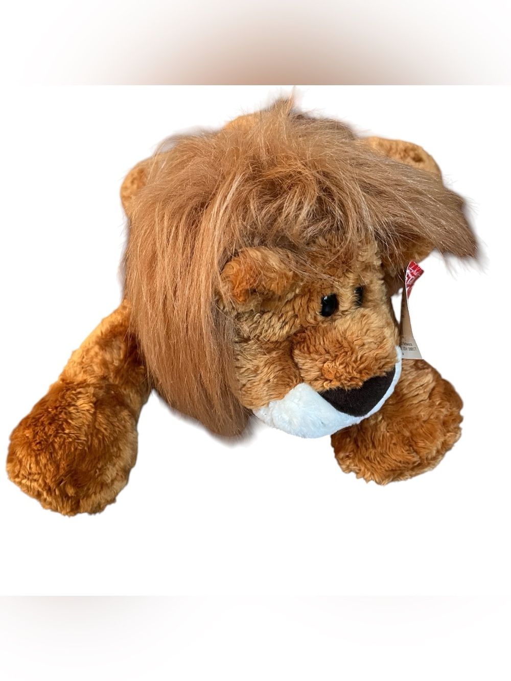 Gund Leonardo Lion 4754 22" Plush Stuffed Animal Big Cat Weighted Paws RARE NWT